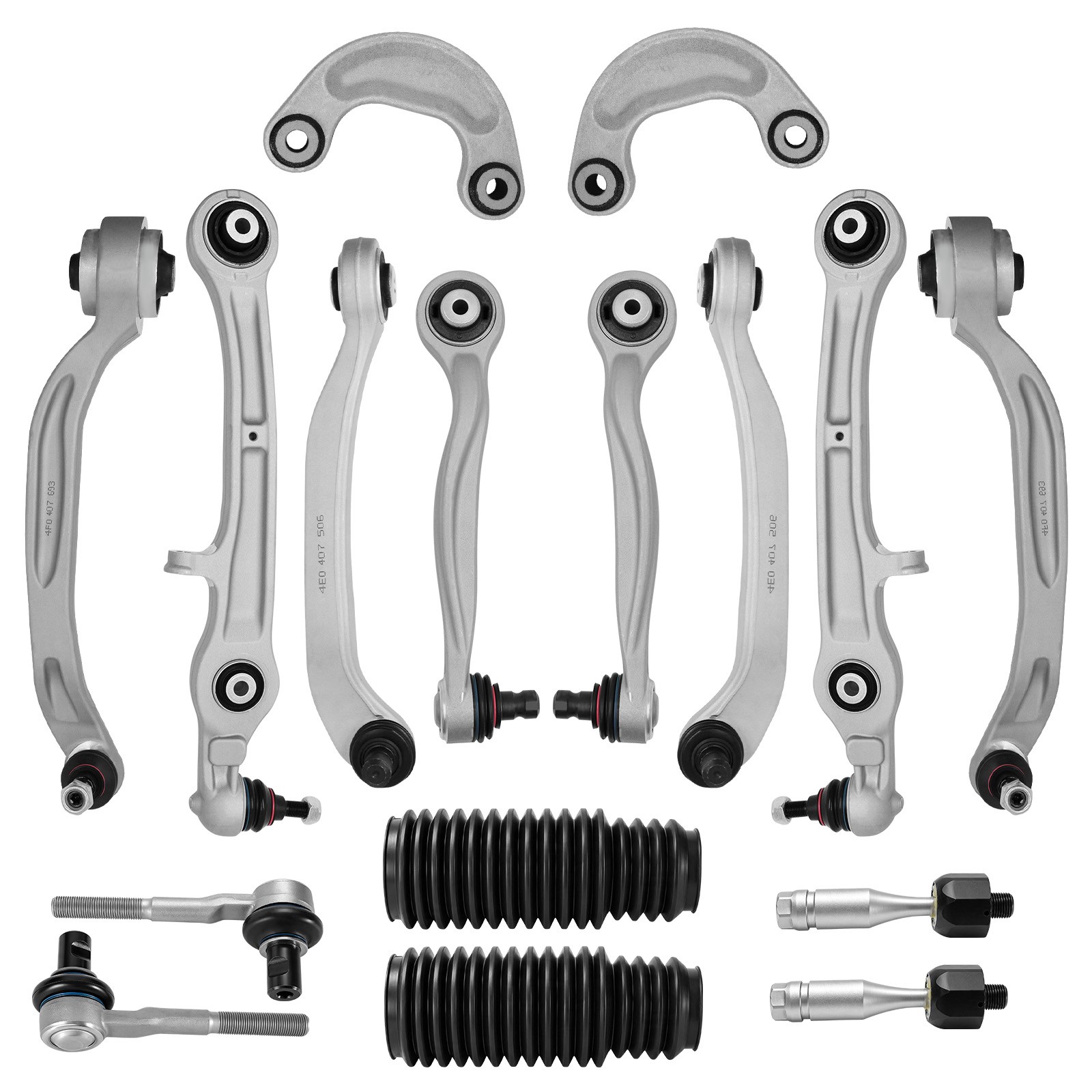16PCS Suspension Control Arms Kit For Bentley Continental GT GTC Flying Spur