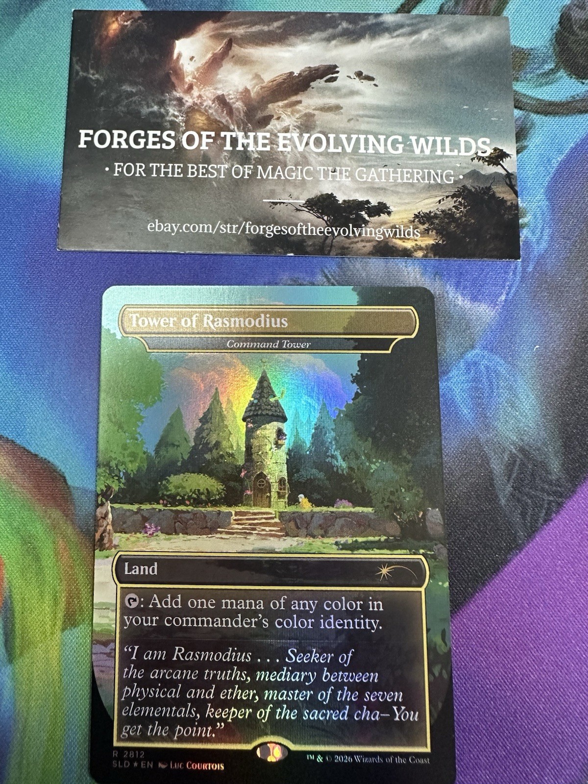 Tower of Rasmodius Foil ~ Command Tower 2812 Secret Lair Stardew Valley Life in