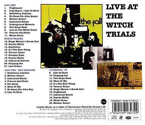 The Fall - Live At The Witch Trials - The Fall CD QEVG The Cheap Fast Free Post