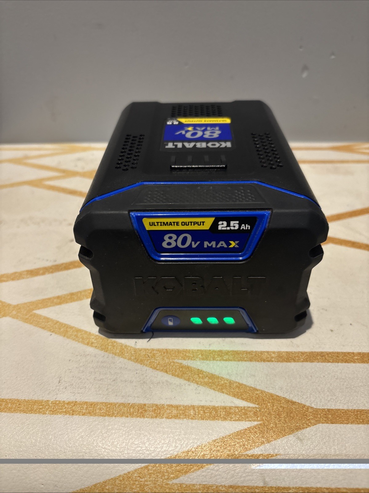 GENUINE New Kobalt 80V MAX 2.5Ah Lithium Ion Battery OEM KB 2580-06 - US Seller GENUINE New Kobalt 80V MAX 2.5Ah Lithium Ion Battery OEM KB 2580-06 - US Seller