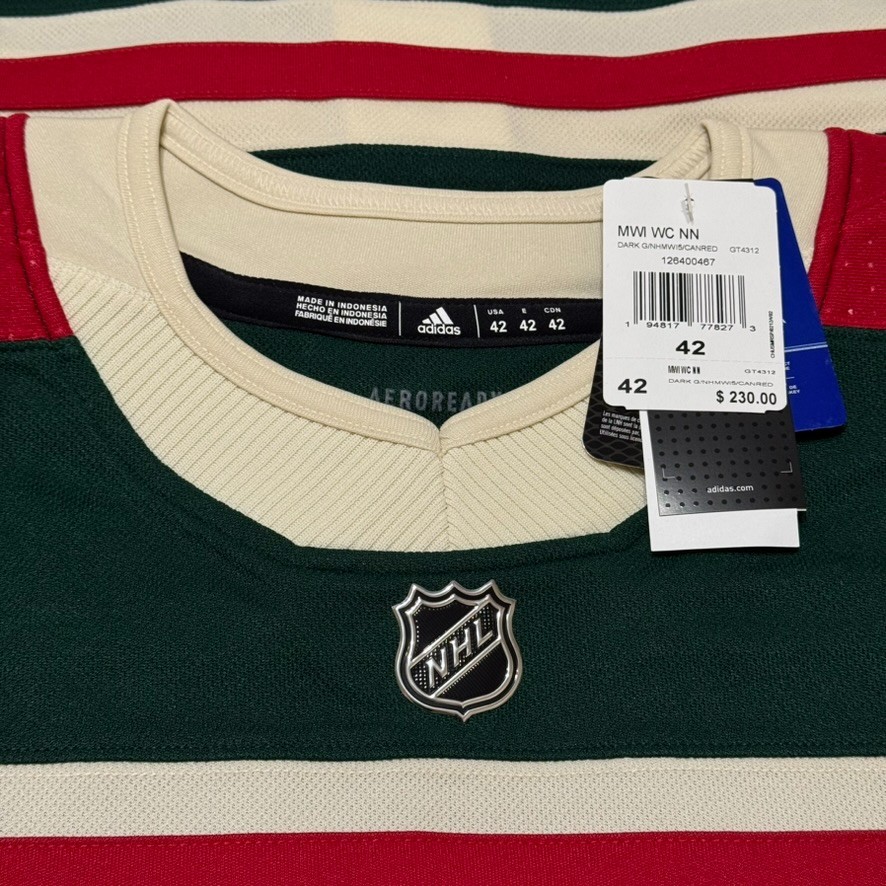 Adidas Minnesota Wild Ryan Suter #20 Winter Classic 2022 Authentic NHL Jersey 