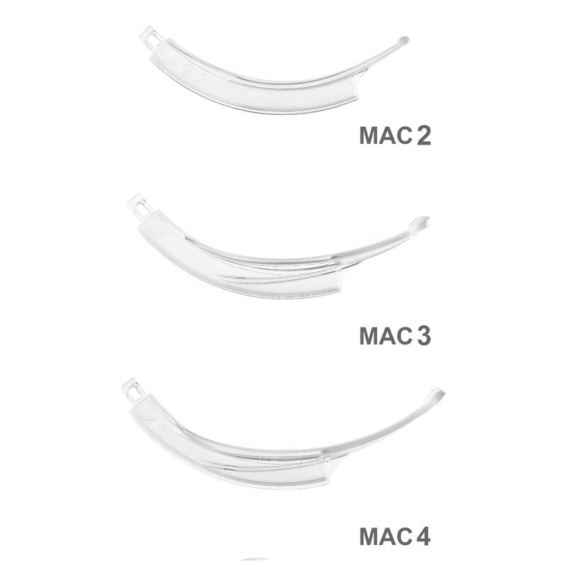 (US delivery)Vide Laryngoscope Disposable Blade MAC2/3/4 optioinal (10pc/Box) (US delivery)Vide Laryngoscope Disposable Blade MAC2/3/4 optioinal (10pc/Box)