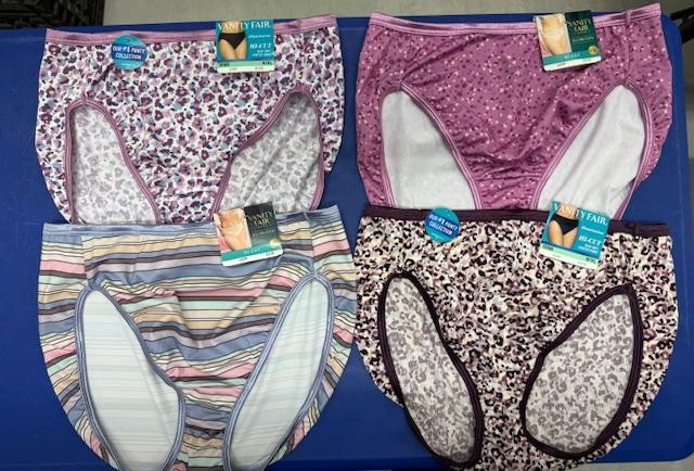 4 Pcs Vanity Fair Illumination 13108 HI-CUT Brief Mixed PRINTS Sz~ 6 8 9 10 4 Pcs Vanity Fair Illumination 13108 HI-CUT Brief Mixed PRINTS Sz~ 6 8 9 10