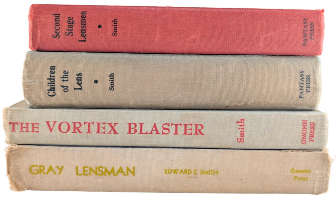 E.E. Smith Lensman Sci-Fi Hardcover Lot 4, Gnome Press Fantasy Press First Ed E.E. Smith Lensman Sci-Fi Hardcover Lot 4, Gnome Press Fantasy Press First Ed