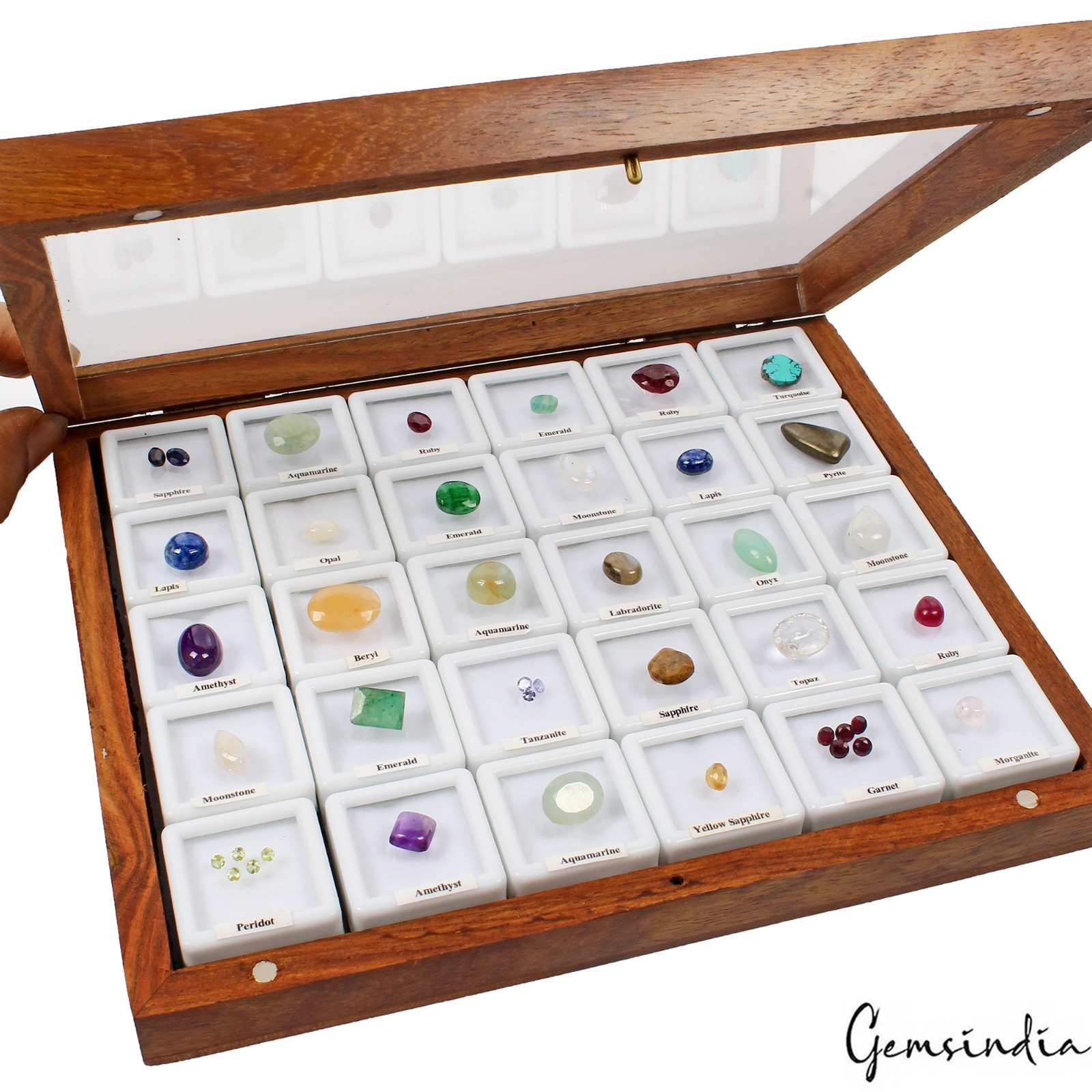 41 Pc Estate Genuine Semi Precious Loose Multi Gems Lot Collection + Wooden Box 41 Pc Estate Genuine Semi Precious Loose Multi Gems Lot Collection + Wooden Box