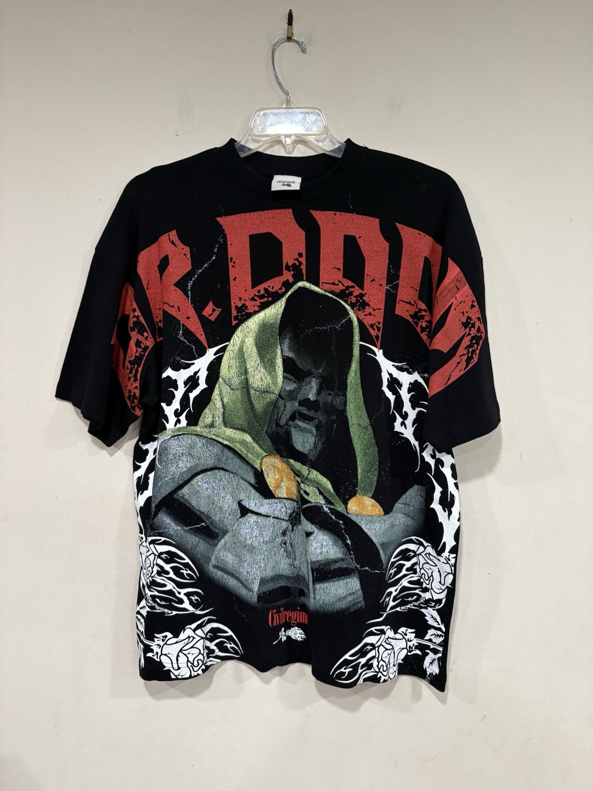 Civil Regime X Marvel Dr Doom American Classic Oversized Tee - Black Size Medium Civil Regime X Marvel Dr Doom American Classic Oversized Tee - Black Size Medium