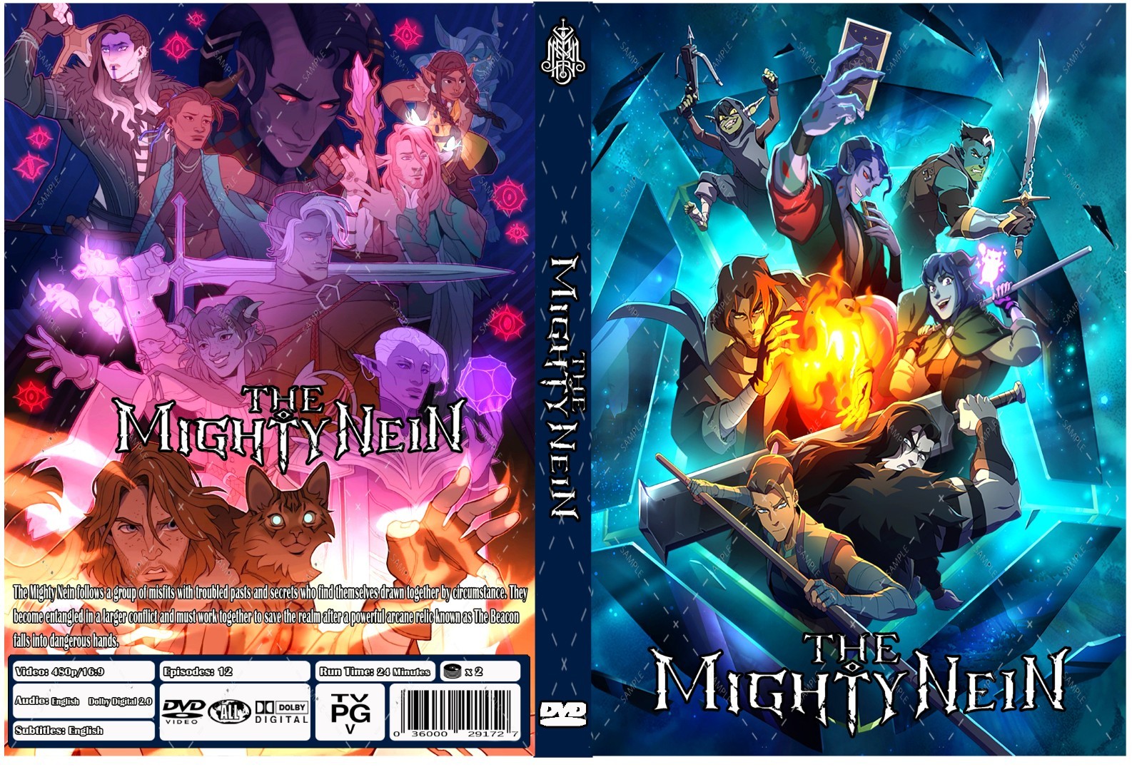 The Mighty Nein Anime Series  Episodes 1-12 English Audio