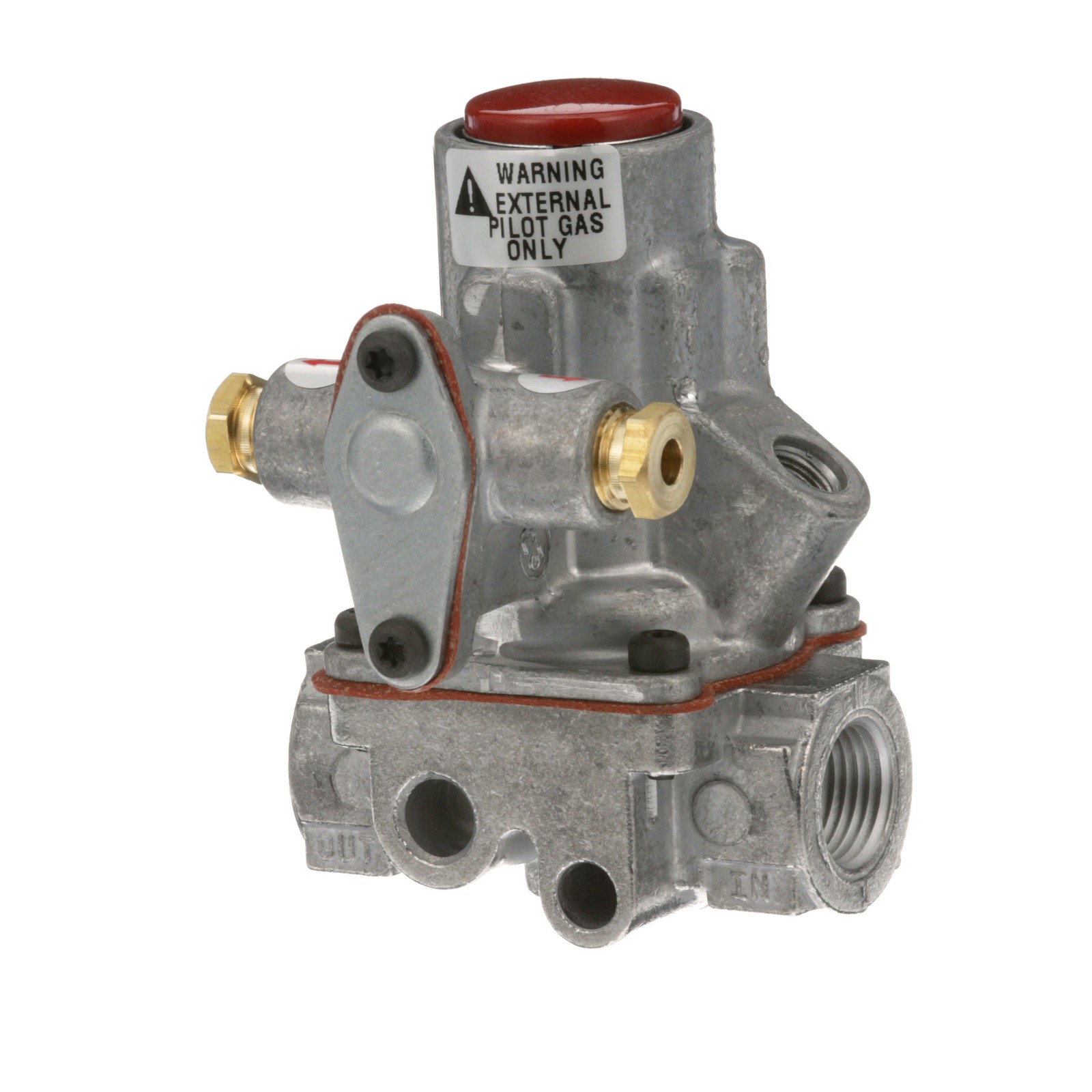 Mavrik 3/8 in BASO Gas Safety Valve w/ 3/16 in Pilot In/Out