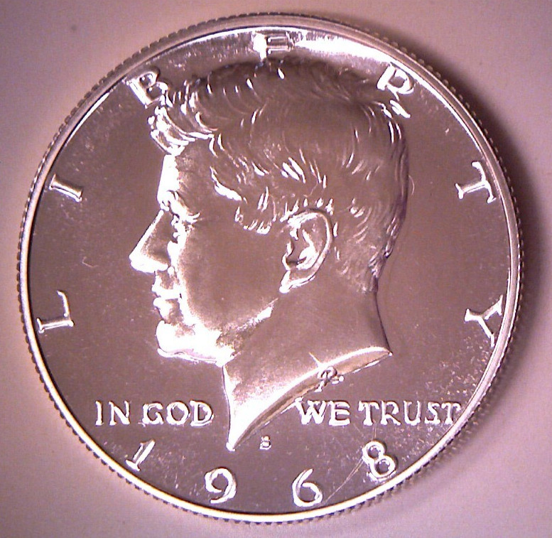 1968 S PROOF 40% SILVER KENNEDY HALF DOLLAR *FREE SHIPPING* IN STOCK 1968 S PROOF 40% SILVER KENNEDY HALF DOLLAR *FREE SHIPPING* IN STOCK
