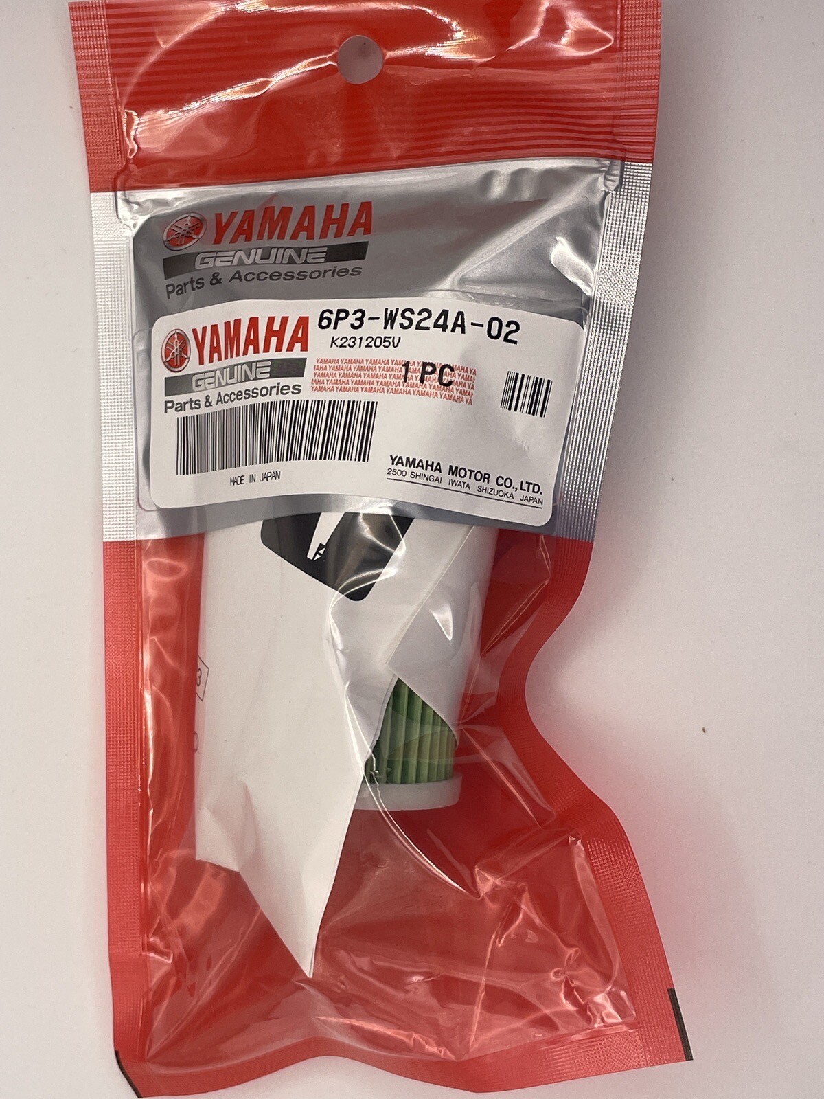 Genuine OEM Yamaha Fuel Filter Element 150-250HP/6P3-WS24A-02-00/6P3-WS24A-01-00 Genuine OEM Yamaha Fuel Filter Element 150-250HP/6P3-WS24A-02-00/6P3-WS24A-01-00