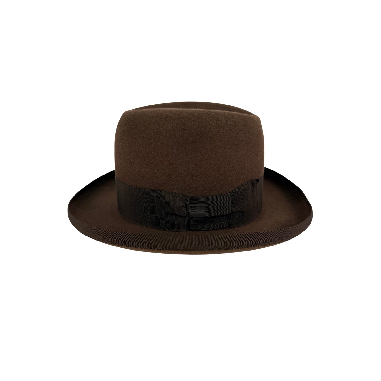 Vintage 1940s Stylepark Templeform Brown Fur Felt Fedora Hat Men\'s Size 7 1/8 Vintage 1940s Stylepark Templeform Brown Fur Felt Fedora Hat Men\'s Size 7 1/8
