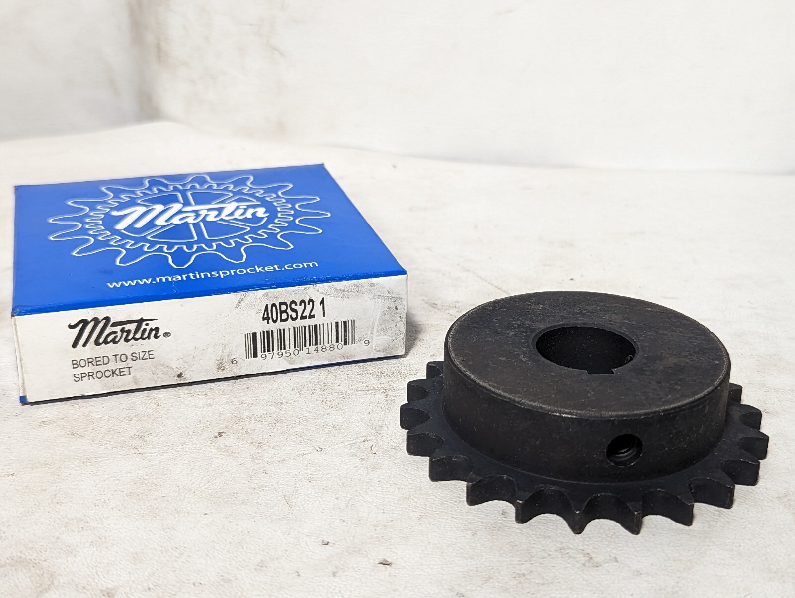 Martin 40BS22-1 sprocket. Bored to Size Sprocket - 40 / 1/2 in, Bored to Size Martin 40BS22-1 sprocket. Bored to Size Sprocket - 40 / 1/2 in, Bored to Size