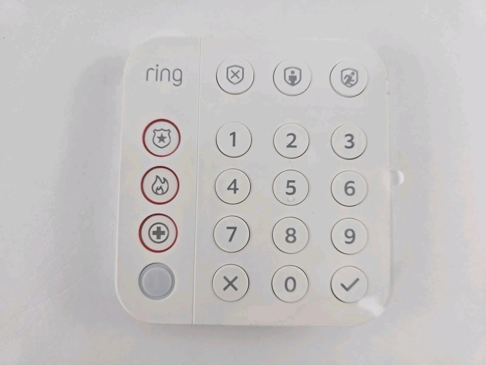 Ring Alarm Keypad 2nd Gen 5AT2S7 White - Open Box - NO CHARGER