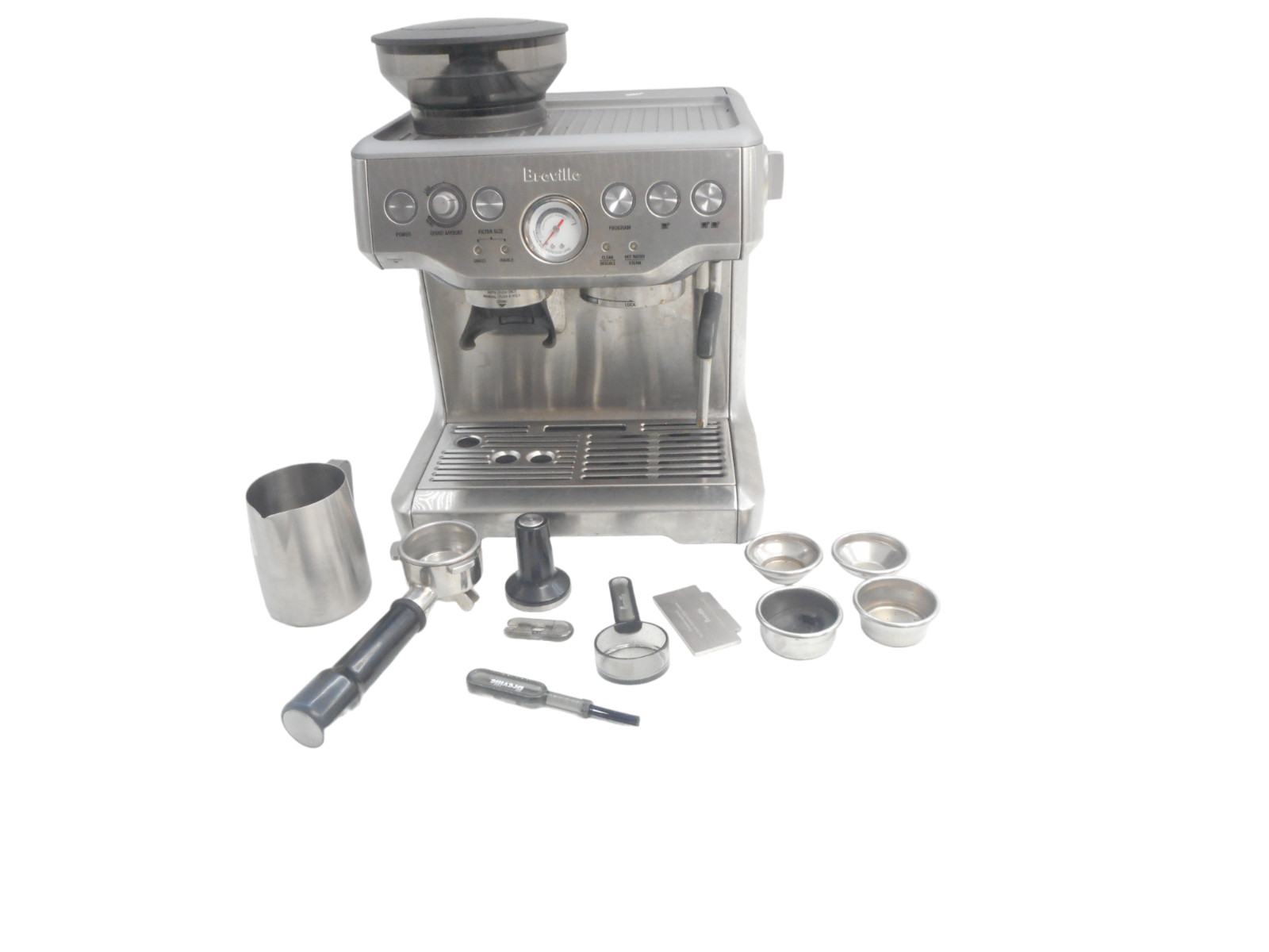 Breville BES870XL the Barista Express Espresso Machine - Stainless - USED ,A'