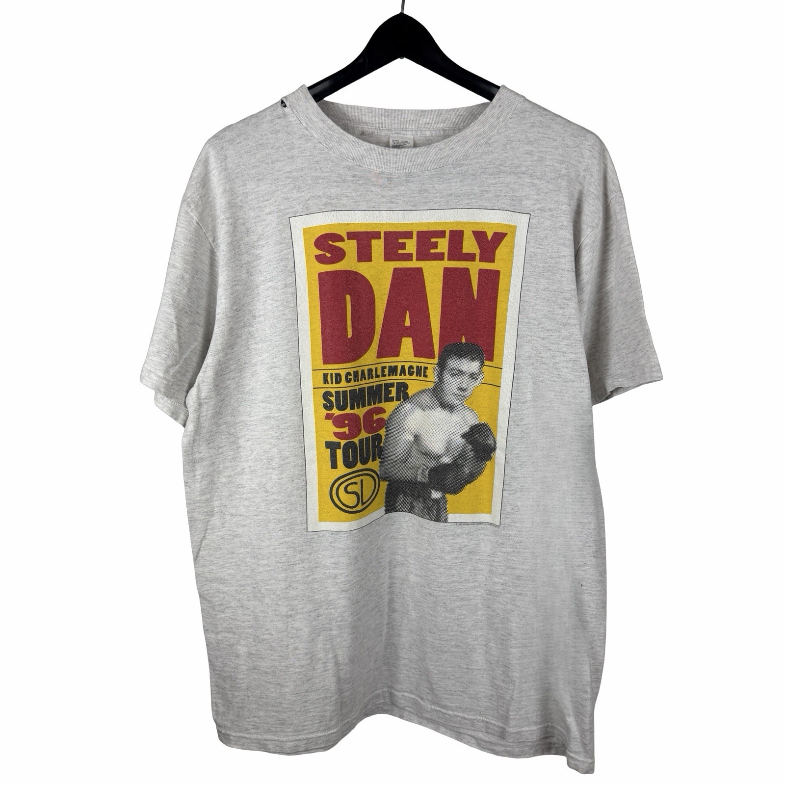 Vintage 1996 Steely Dan Summer Tour Rock Band Music Grey Shirt Size L Vintage 1996 Steely Dan Summer Tour Rock Band Music Grey Shirt Size L