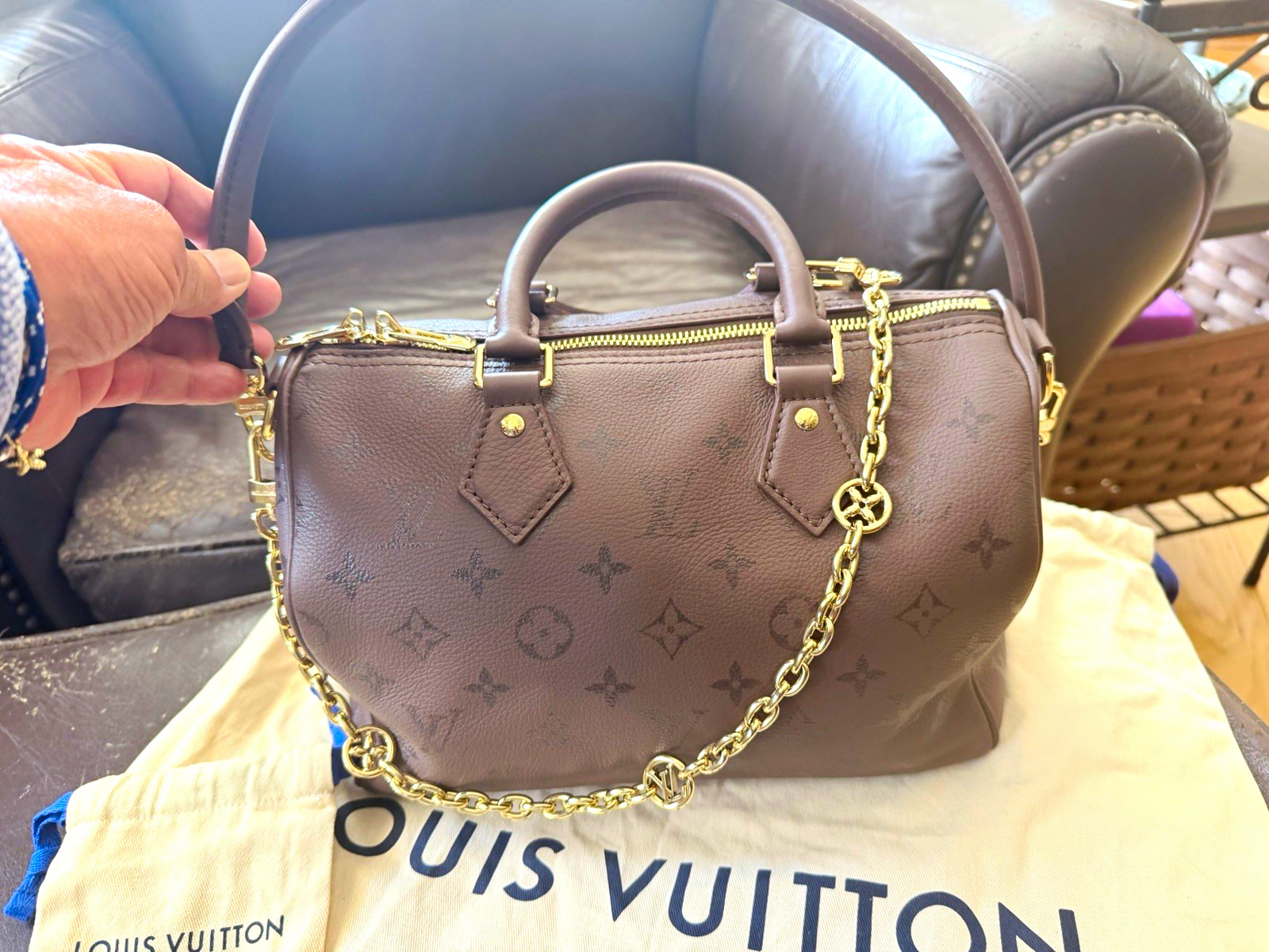 Louis Vuitton Monogram Speedy Bliss 25- Rare Find I was laid off and must sell Louis Vuitton Monogram Speedy Bliss 25- Rare Find I was laid off and must sell