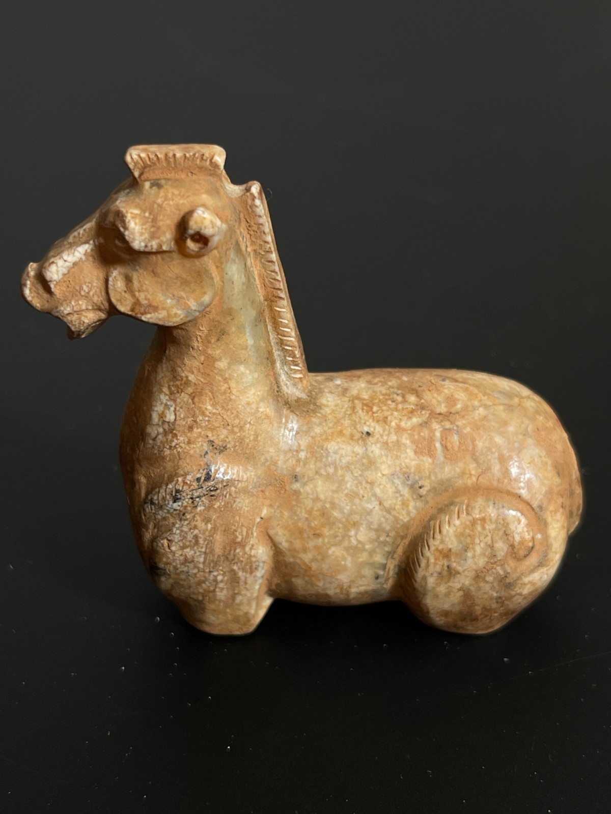age-old China antique  Han Dynasty jade horse