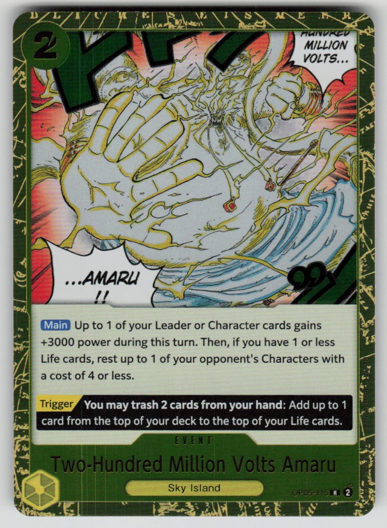 Two-Hundred Million Volts Amaru OP05-115 Foil Awakening of the New Era NM EN