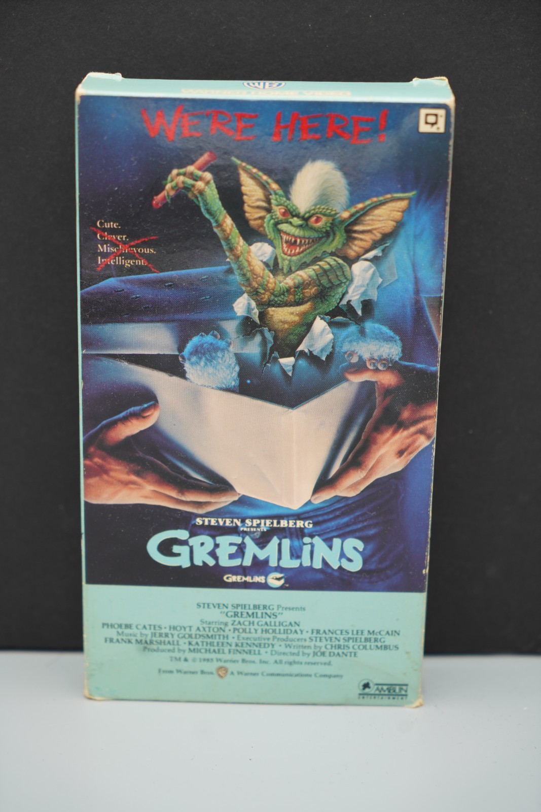 Gremlins VHS 1984/5 Original Release-TESTED Excellent Condition-No Barcode/WHV