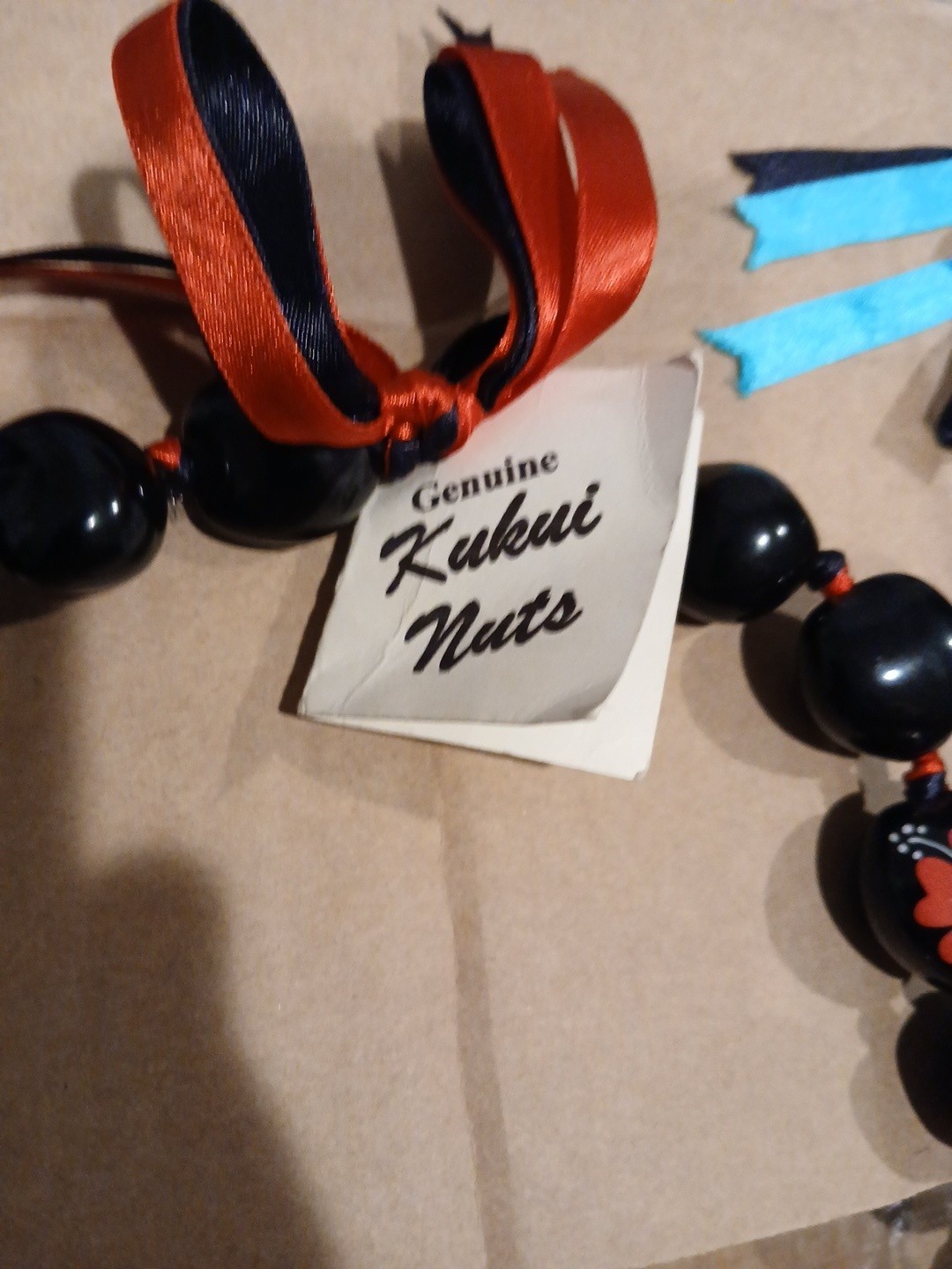 2-Vintage Genuine Kukui Nuts Hawaiian Necklace 2-Vintage Genuine Kukui Nuts Hawaiian Necklace