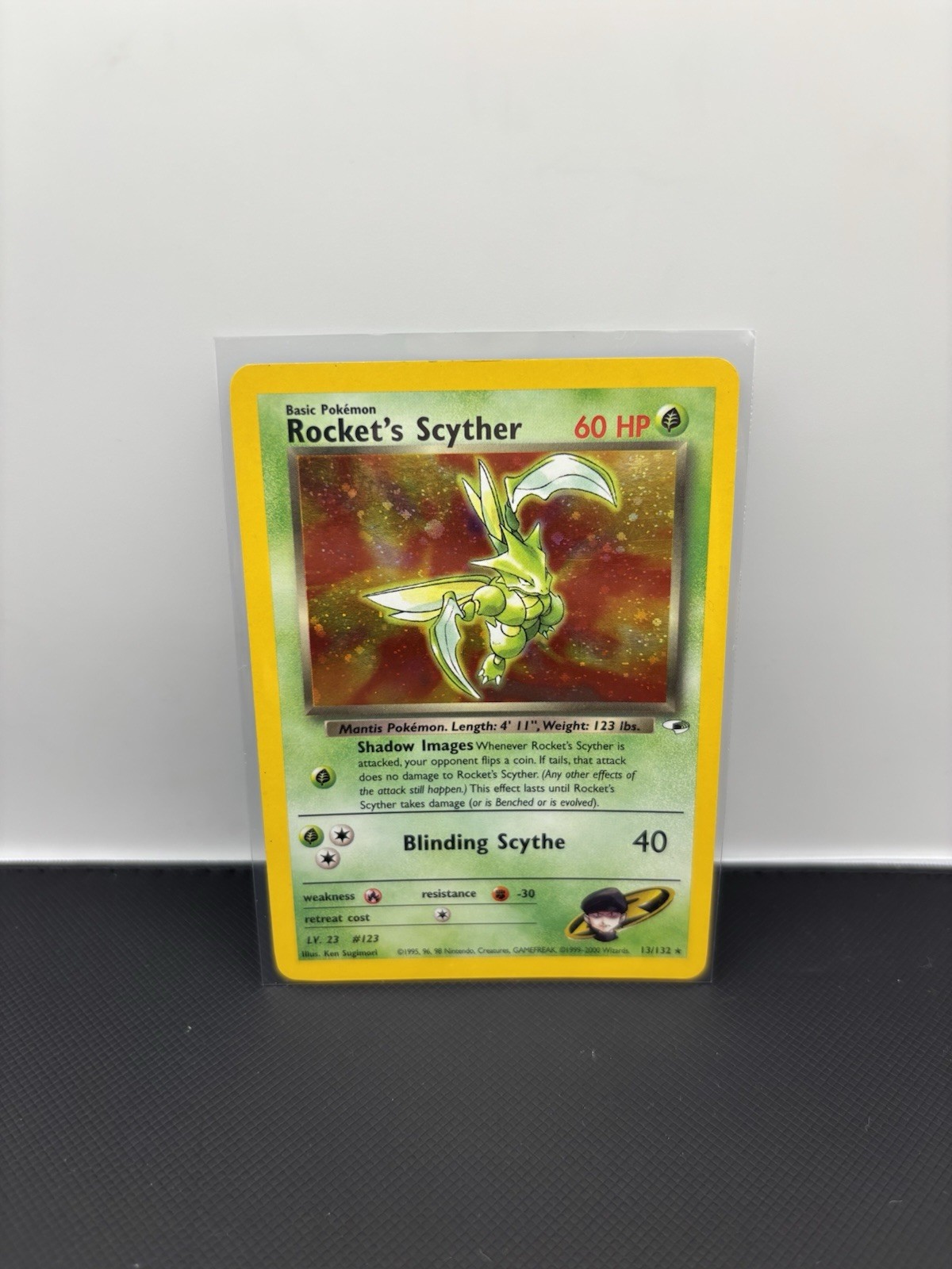 Rocket's Scyther 013/132 Gym Heroes Holo Rocket's Scyther 013/132 Gym Heroes Holo