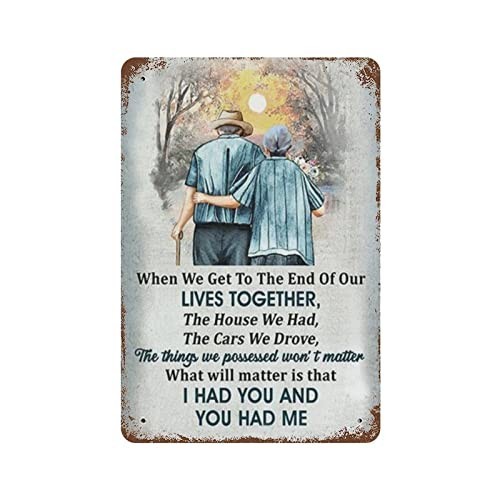 VIOFLOW Vintage Metal Tin Sign to My Wife Couple Wife Gift from Husband Old Coup VIOFLOW Vintage Metal Tin Sign to My Wife Couple Wife Gift from Husband Old Coup