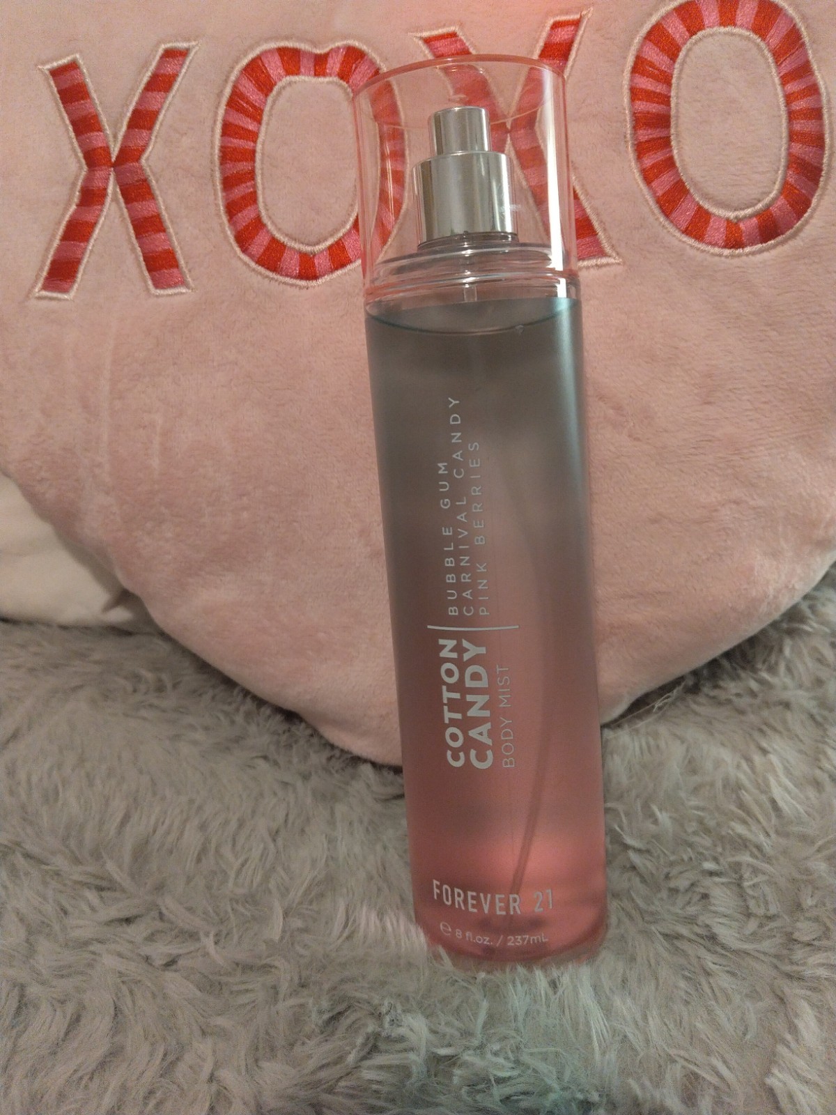 Forever 21 Cotton Candy Body Mist Bubble Gum Pink Berries Scent 8 fl oz