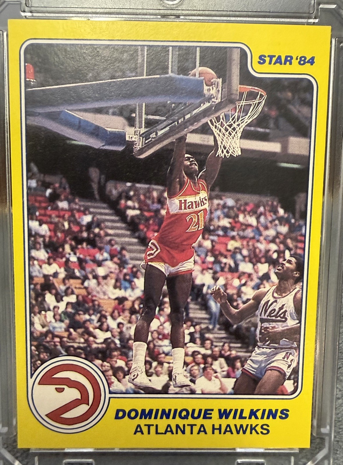 1983-84 Star All-Rookie Team - Dominique Wilkins #8 (RC) - Hawks Legend 1983-84 Star All-Rookie Team - Dominique Wilkins #8 (RC) - Hawks Legend