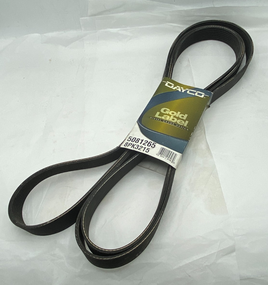 DAYCO 5081223 GOLD LABEL DIESEL GRADE DESIGN Serpentine Belt 8PK3105 DAYCO 5081223 GOLD LABEL DIESEL GRADE DESIGN Serpentine Belt 8PK3105