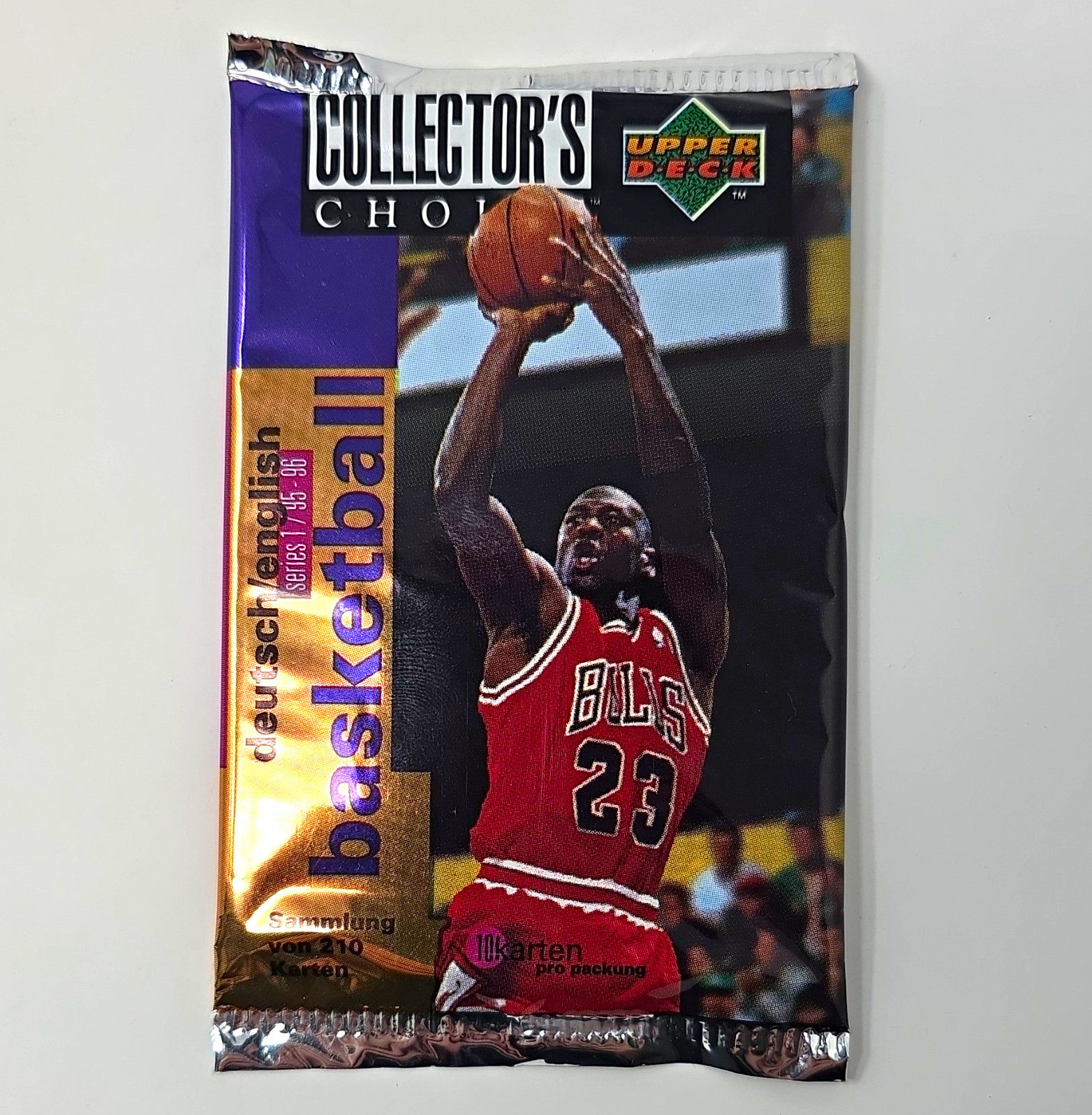 1995-96 Upper Deck Collector\'s Choice Basketball Sealed Pack Michael Jordan 1995-96 Upper Deck Collector\'s Choice Basketball Sealed Pack Michael Jordan