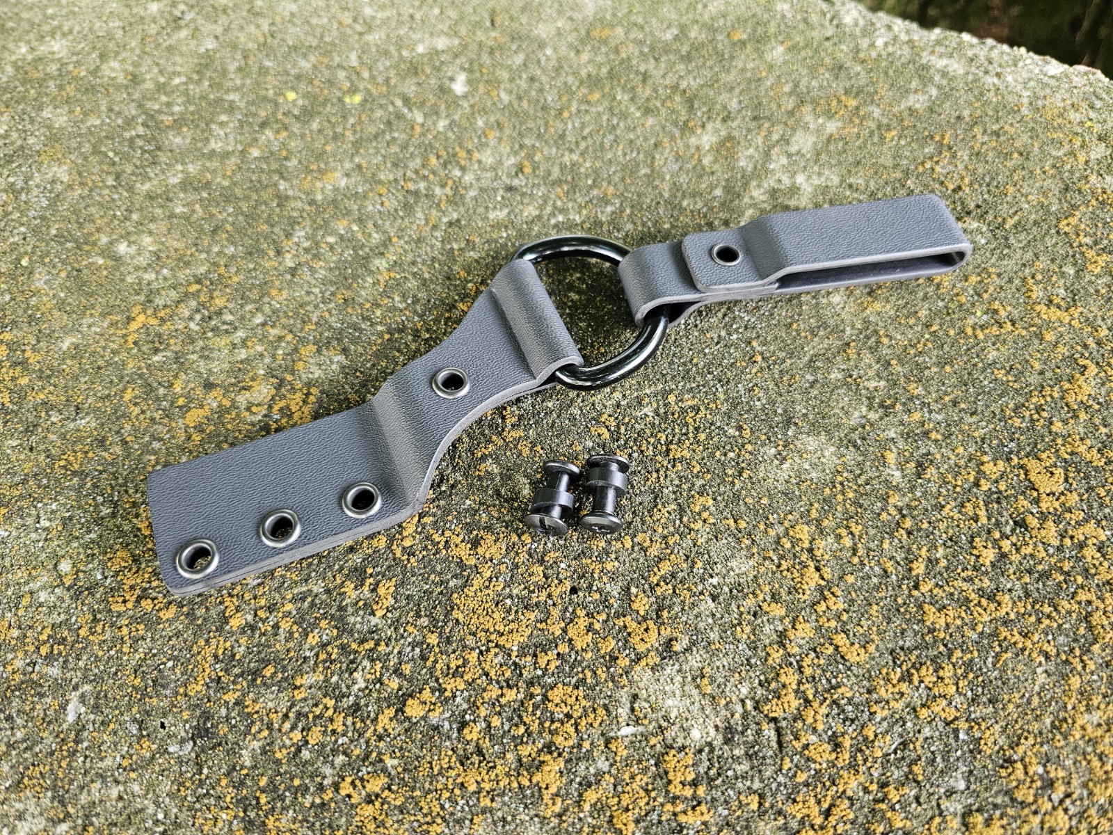 Custom Offset Kydex Dangler with Kydex loop to fit most kydex sheaths  (BK)