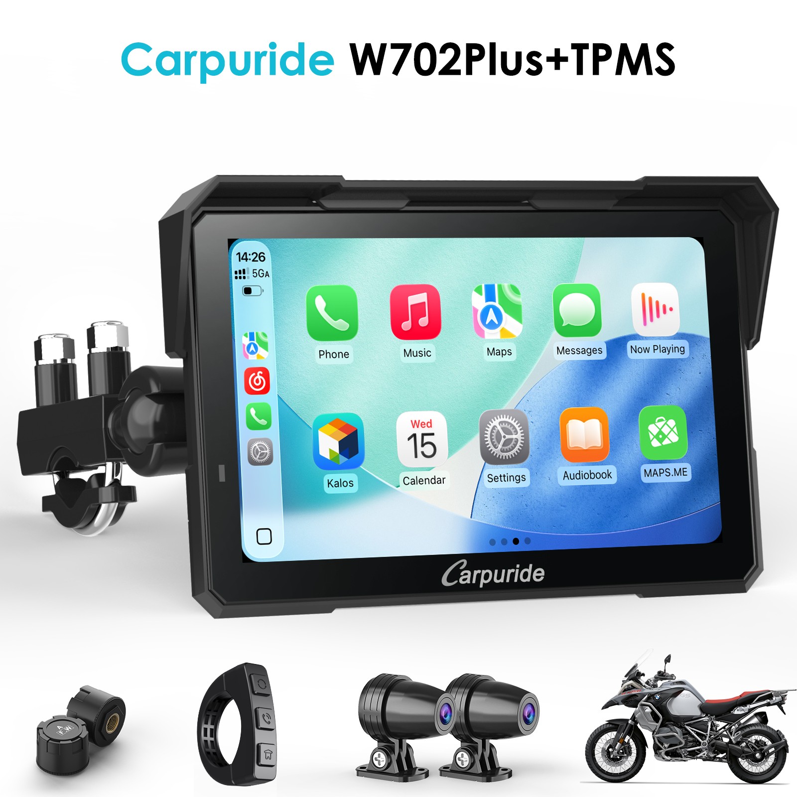 Carpuride W702 Plus TPMS Moto Stereo Install Apps Built in GPS Dual Cameras Carpuride W702 Plus TPMS Moto Stereo Install Apps Built in GPS Dual Cameras
