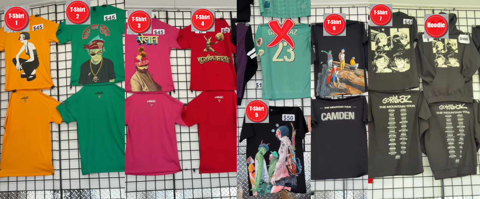 Gorillaz The Mountain Tour North American 2026 Merch Tee, Hoodie T-Shit Reprint
