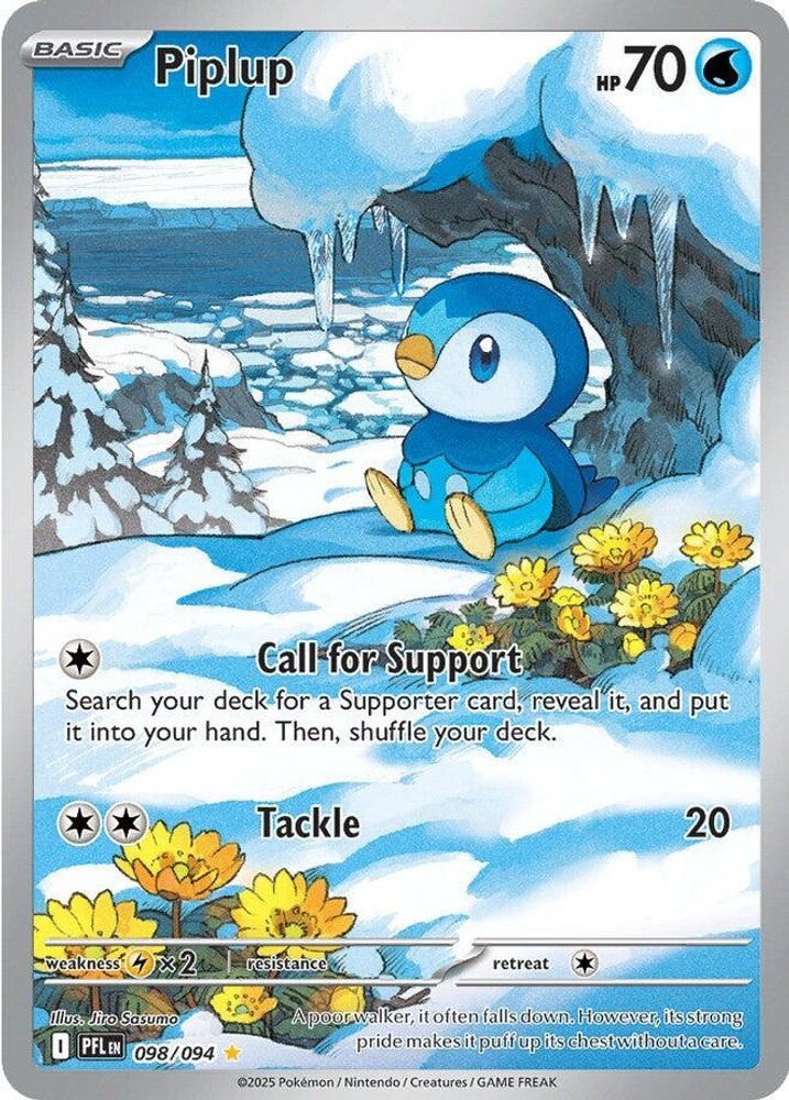 Piplup [PFL - 098/094] Holo NM Illustration Rare