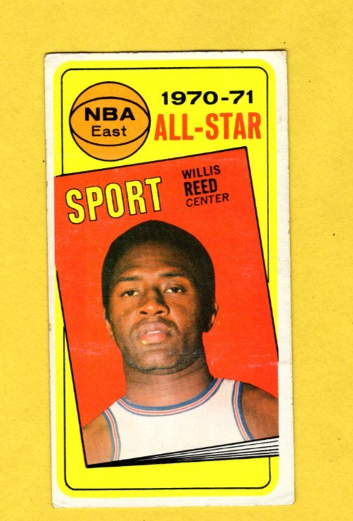 1970-71 Topps Willis Reed All Star #110 New York Knicks G/VG 1970-71 Topps Willis Reed All Star #110 New York Knicks G/VG