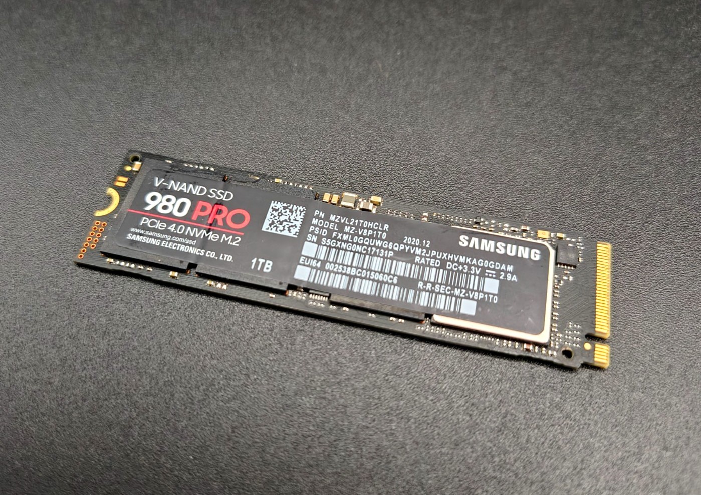 SAMSUNG 980 PRO 1TB NVME M.2 2280 SSD