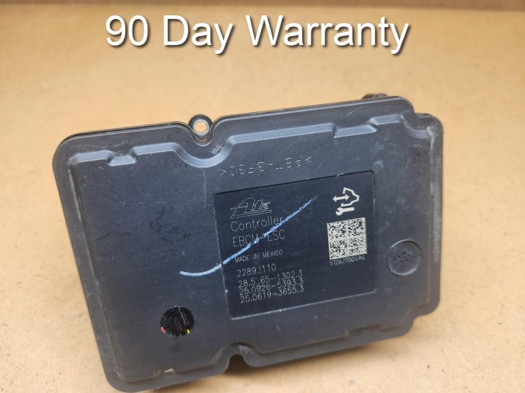 2011-2016 Cadillac SRX ABS Brake Pump Module Part# 22892110 2011-2016 Cadillac SRX ABS Brake Pump Module Part# 22892110
