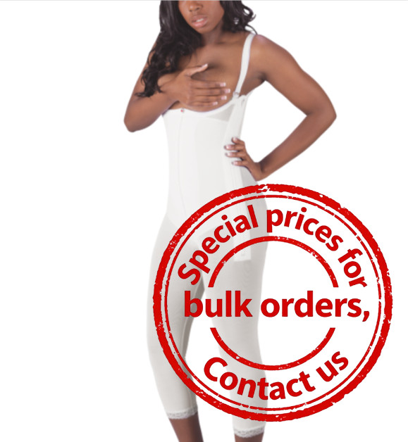 Zippered High-Back Full-Body Girdle Liposuction Surgical Garment Design Ver 855H