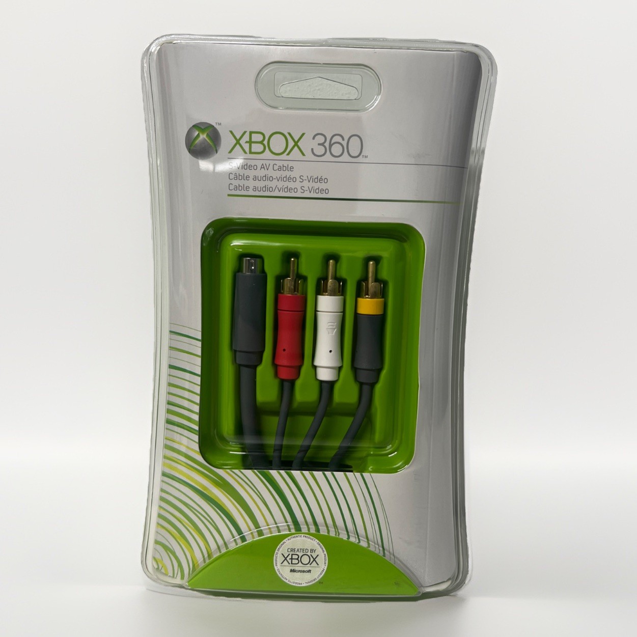 NEW - Official Genuine Microsoft Xbox 360 Authentic S-Video AV Cable - SEALED NEW - Official Genuine Microsoft Xbox 360 Authentic S-Video AV Cable - SEALED