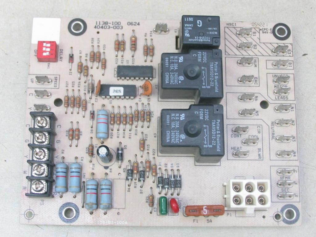 Armstrong Air 1138-100 Furnace Control Circuit Board R40403-003