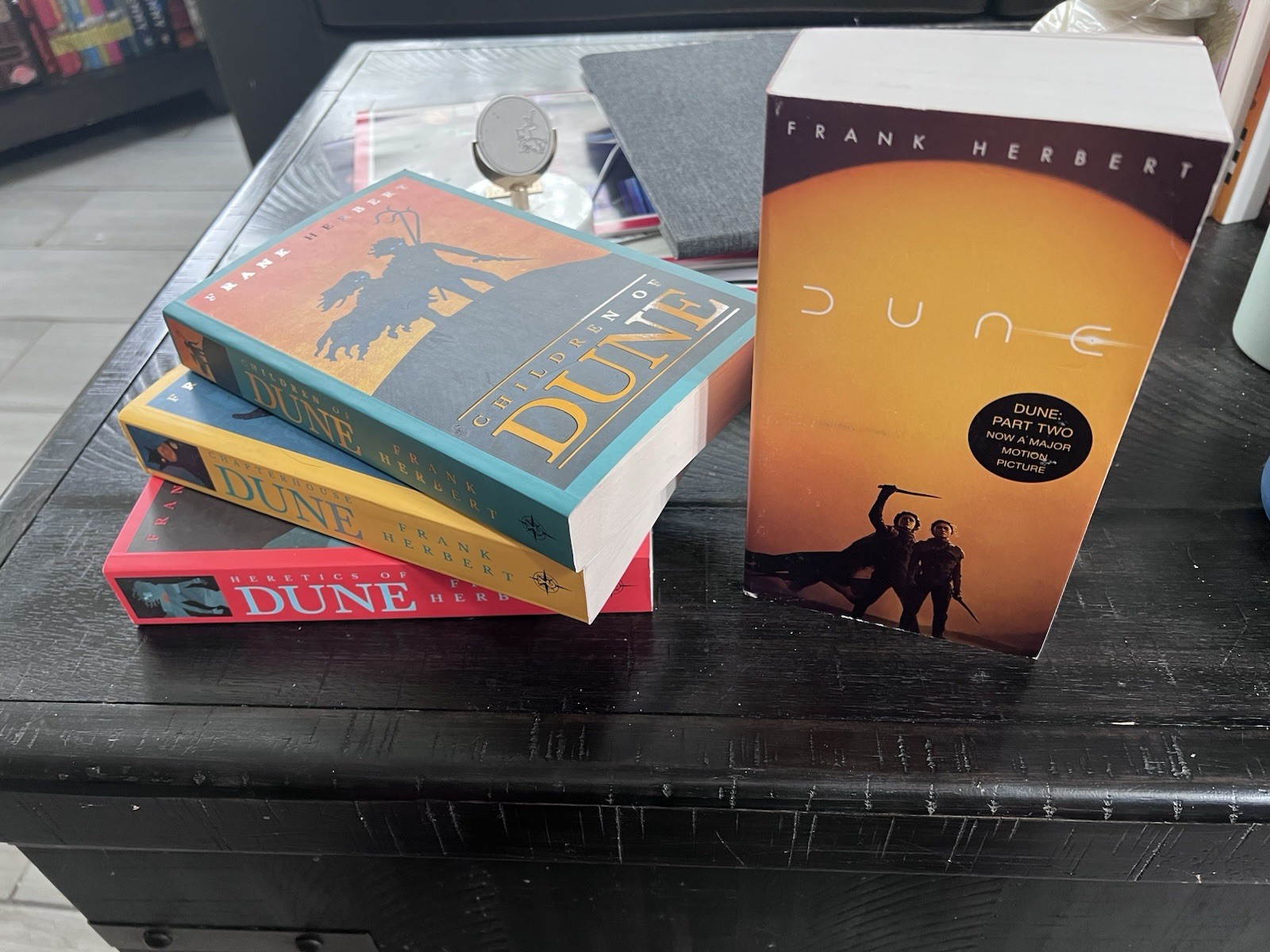 Dune Frank Herbert Paperback Novel Dune Series Science Fiction English-4 bks Dune Frank Herbert Paperback Novel Dune Series Science Fiction English-4 bks