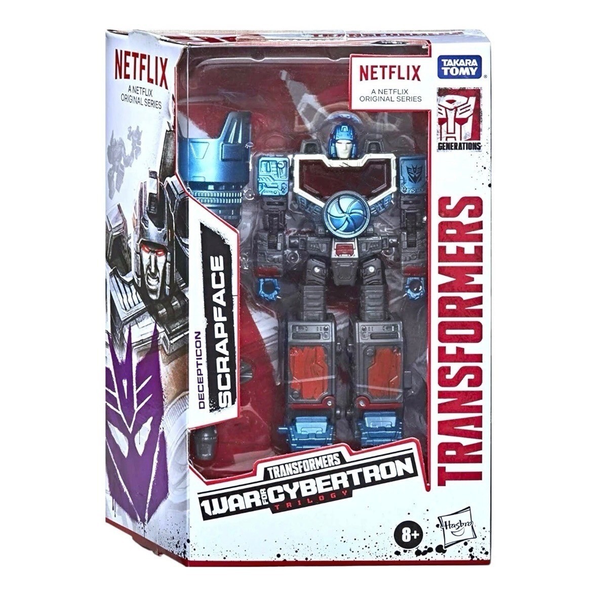 Transformers Netflix Scrapface Decepticon Figure War Cybertron Trilogy NEW FAST
