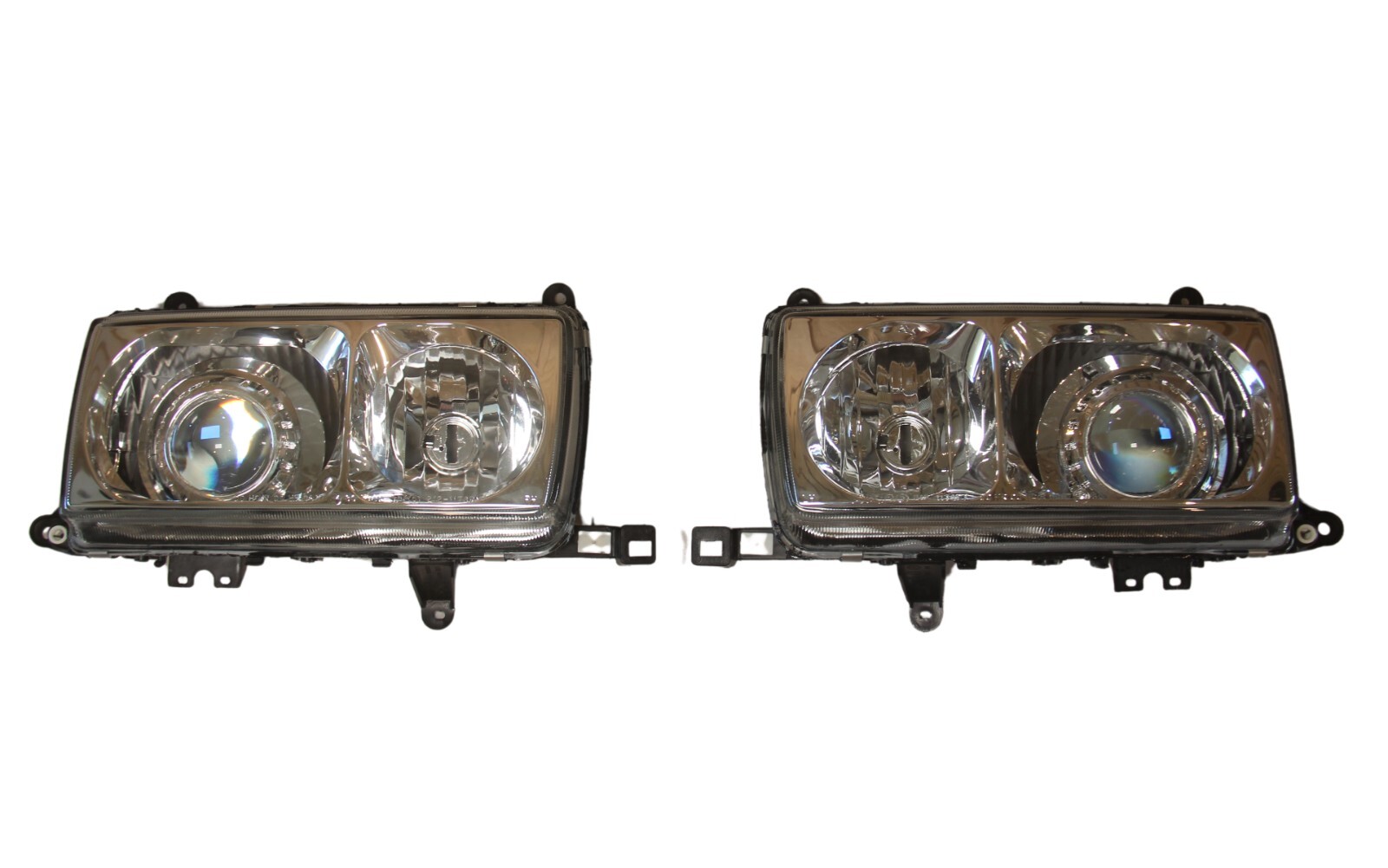 93-97 Land Cruiser FJ80 Morimoto Mini D2S Depo Projector Headlight Conversion