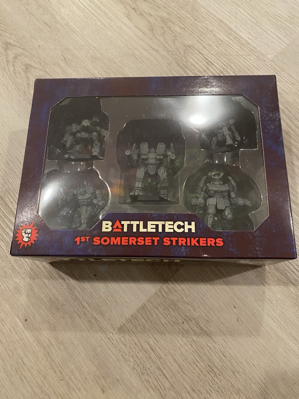 Battletech 1st Somerset Strikers Force Pack - Bushwhacker Mauler Hatamoto-chi