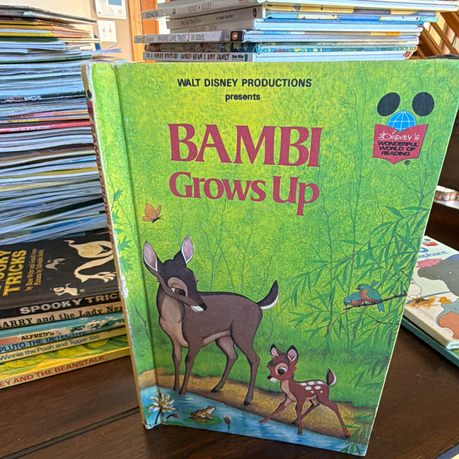 Vintage Walt Disney Productions Bambi Grows Up Hard Wonderful World of Reading Vintage Walt Disney Productions Bambi Grows Up Hard Wonderful World of Reading
