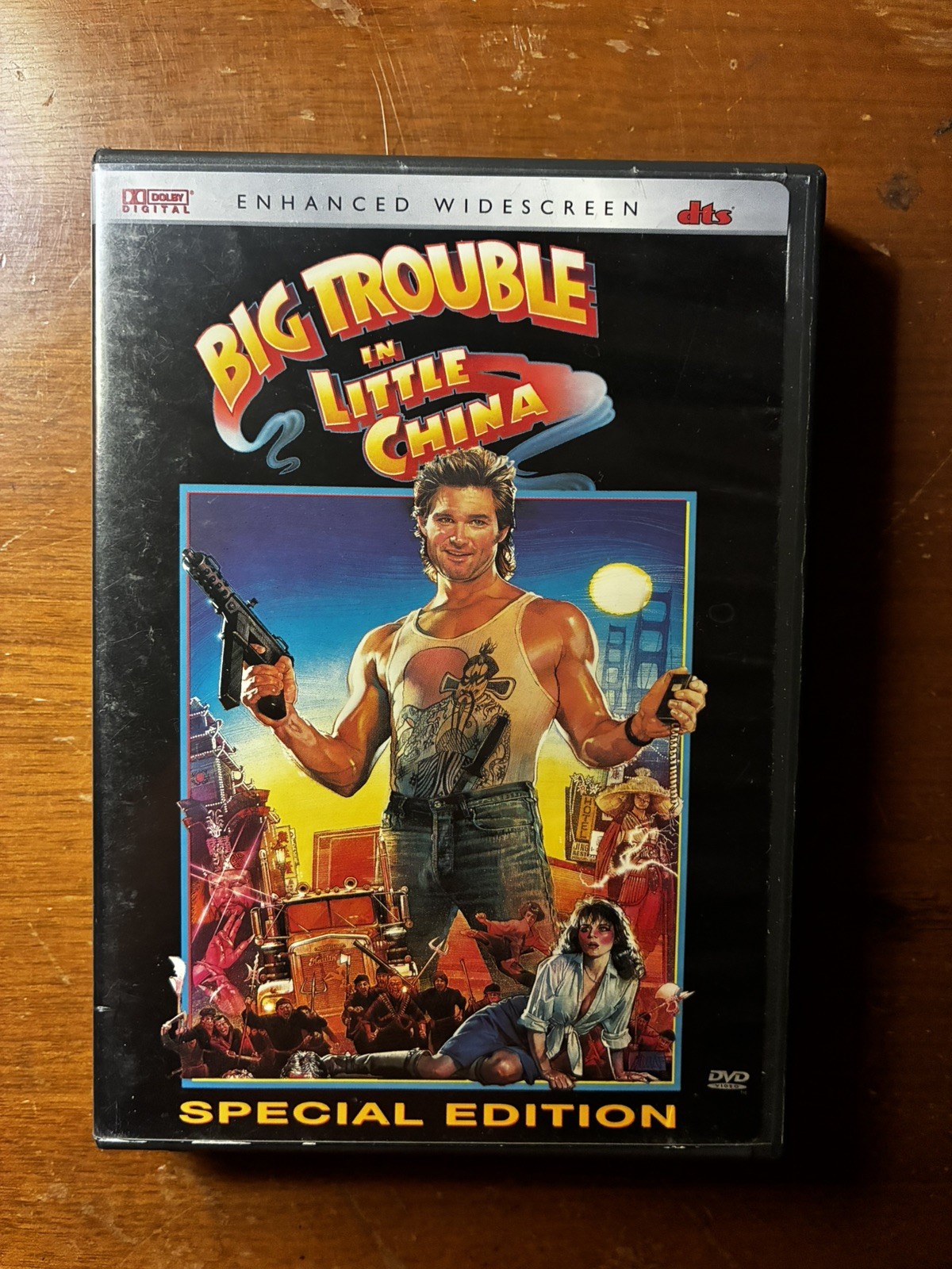 Big Trouble in Little China (DVD, 2001, 2-Disc Set, Special Edition) VG+ Big Trouble in Little China (DVD, 2001, 2-Disc Set, Special Edition) VG+