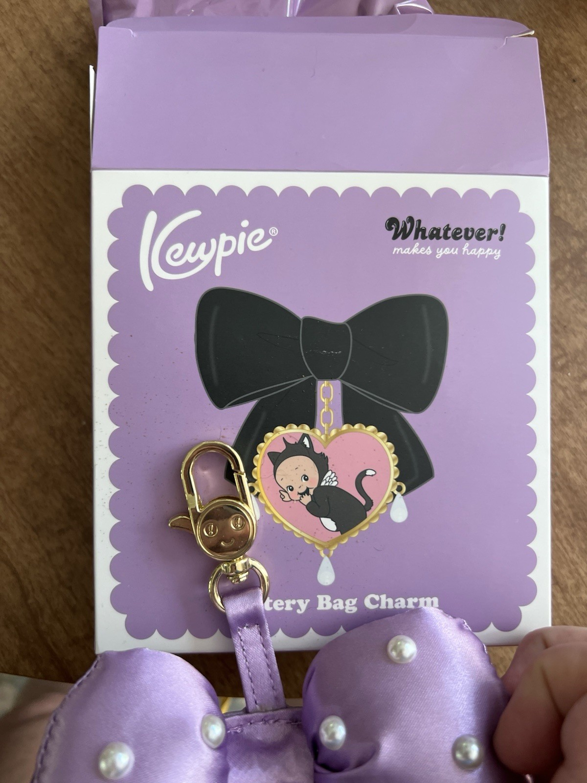 Whatever Makes You Happy Kewpie Mystery Bag Charm Spider Purple Lilac Whatever Makes You Happy Kewpie Mystery Bag Charm Spider Purple Lilac
