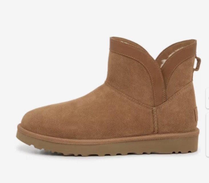 UGG Women\'s Brown Classic Mini Lunara Suede Shearling Lined Boots NEW US 9 UGG Women\'s Brown Classic Mini Lunara Suede Shearling Lined Boots NEW US 9