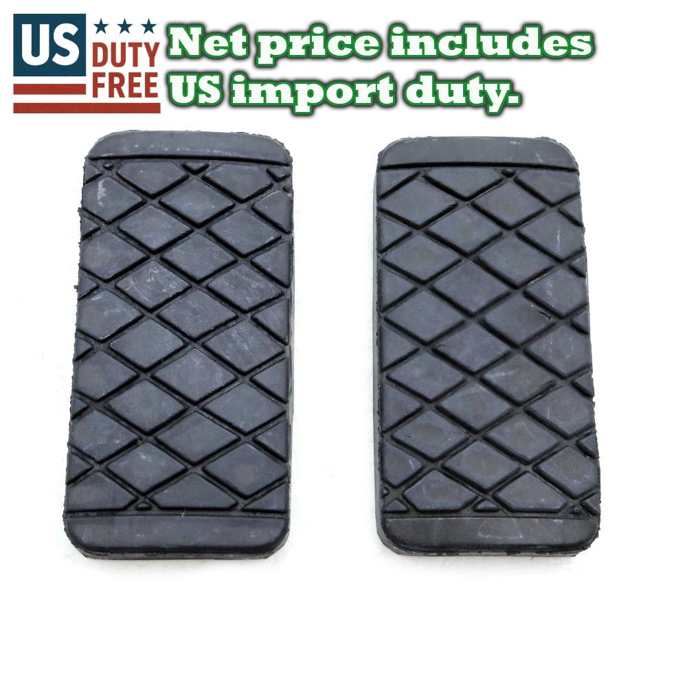 Fit 1978-1989 Toyota Starlet KP61 EP71 NP70 Brake Clutch Pedal Pad Rubber 2 Pcs. Fit 1978-1989 Toyota Starlet KP61 EP71 NP70 Brake Clutch Pedal Pad Rubber 2 Pcs.