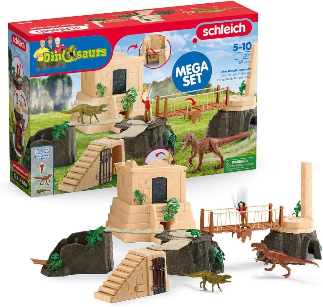 Schleich Conquest of The Dino Temple Mega Set Schleich Conquest of The Dino Temple Mega Set